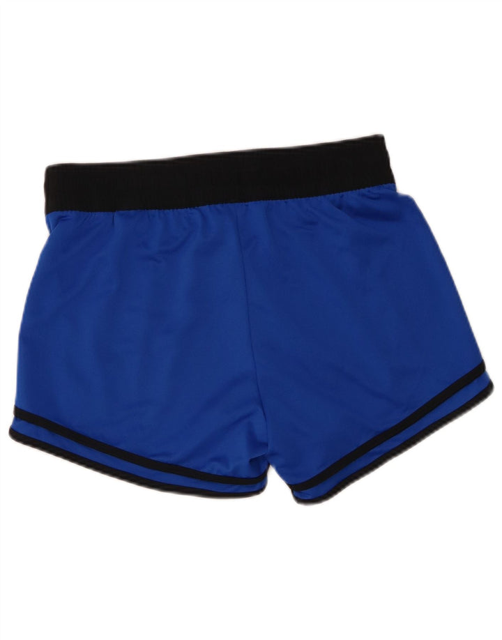Reebok sportsshorts til kvinder UK 8/10 Small Blue Colourblock Polyester