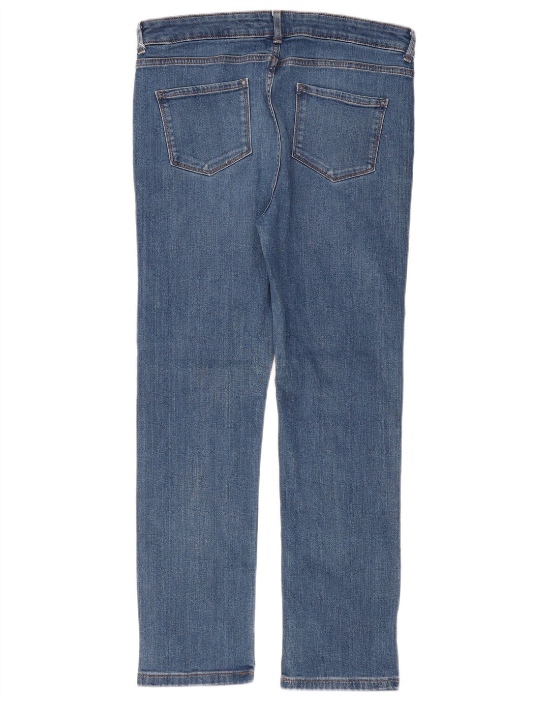 Marks & Spencer Dame Regular Slim Jeans UK 14 Large W36 L29 Blue Cotton