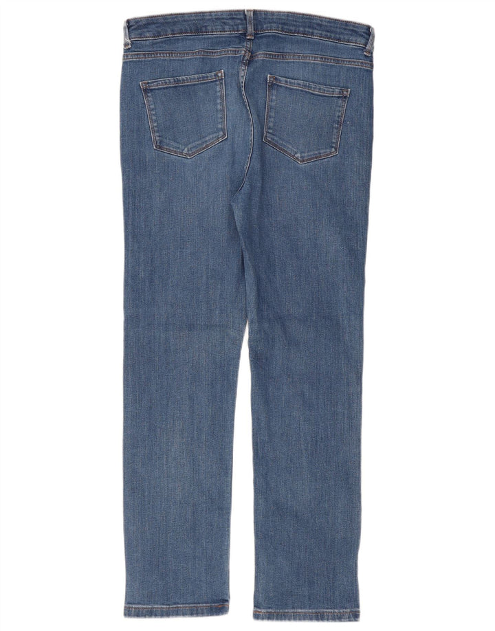 Marks & Spencer Dame Regular Slim Jeans UK 14 Large W36 L29 Blue Cotton