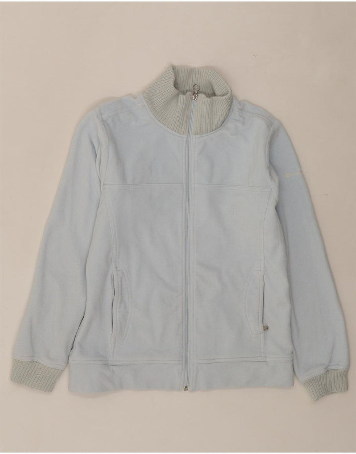 CHAMPION Womens Tracksuit Top Jacket UK 14 Medium Blue Polyester Vintage Champion and Second-Hand Champion from Messina Hembry 