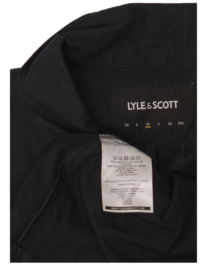 Lyle & Scott Herre Utility Jacket UK 38 Medium Navy Blue Polyester