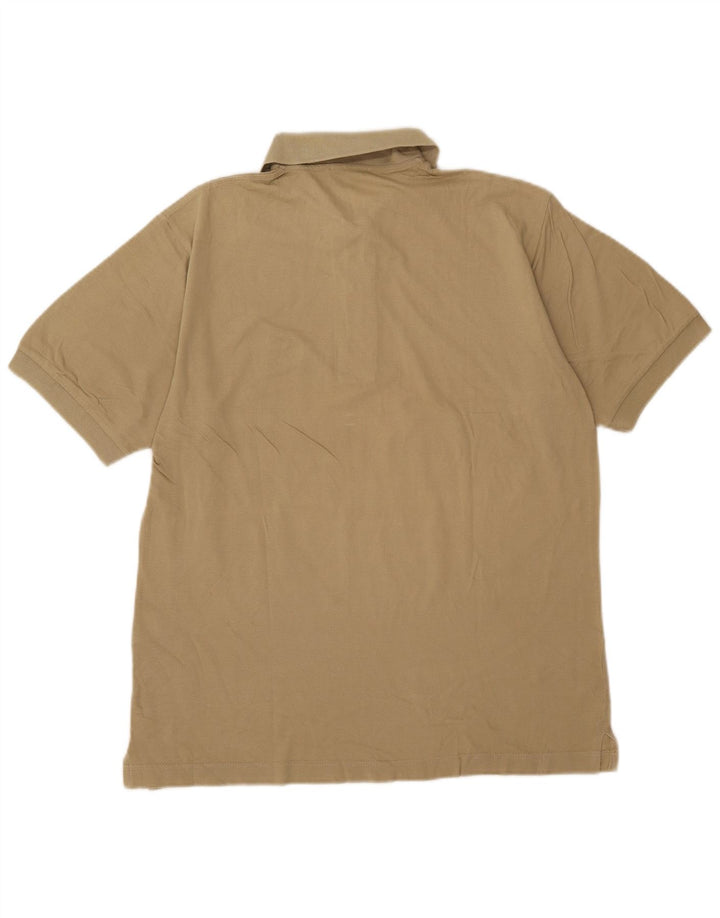 Sergio Tacchini Herre Polo Shirt IT 46 Lille Beige Bomuld