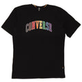 Converse Herre grafisk T-shirt Top Medium Sort Bomuld