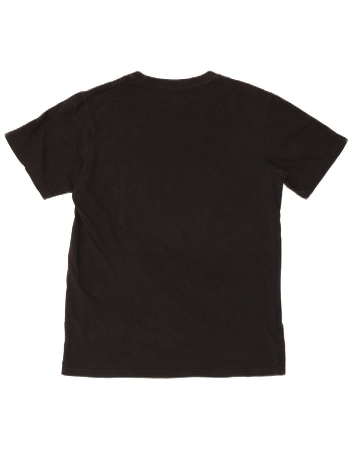 Reebok Herre Regular Graphic T-Shirt Top Lille sort bomuld