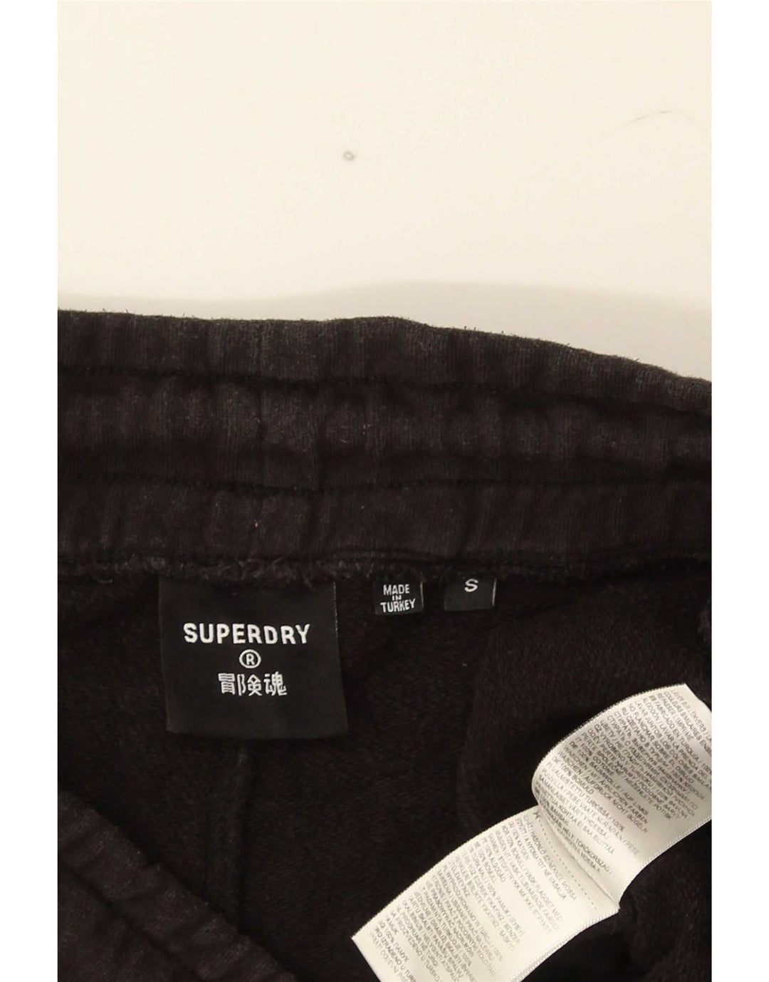 Superdry Grafisk træningsdragt bukser til mænd Joggers lille sort bomuld
