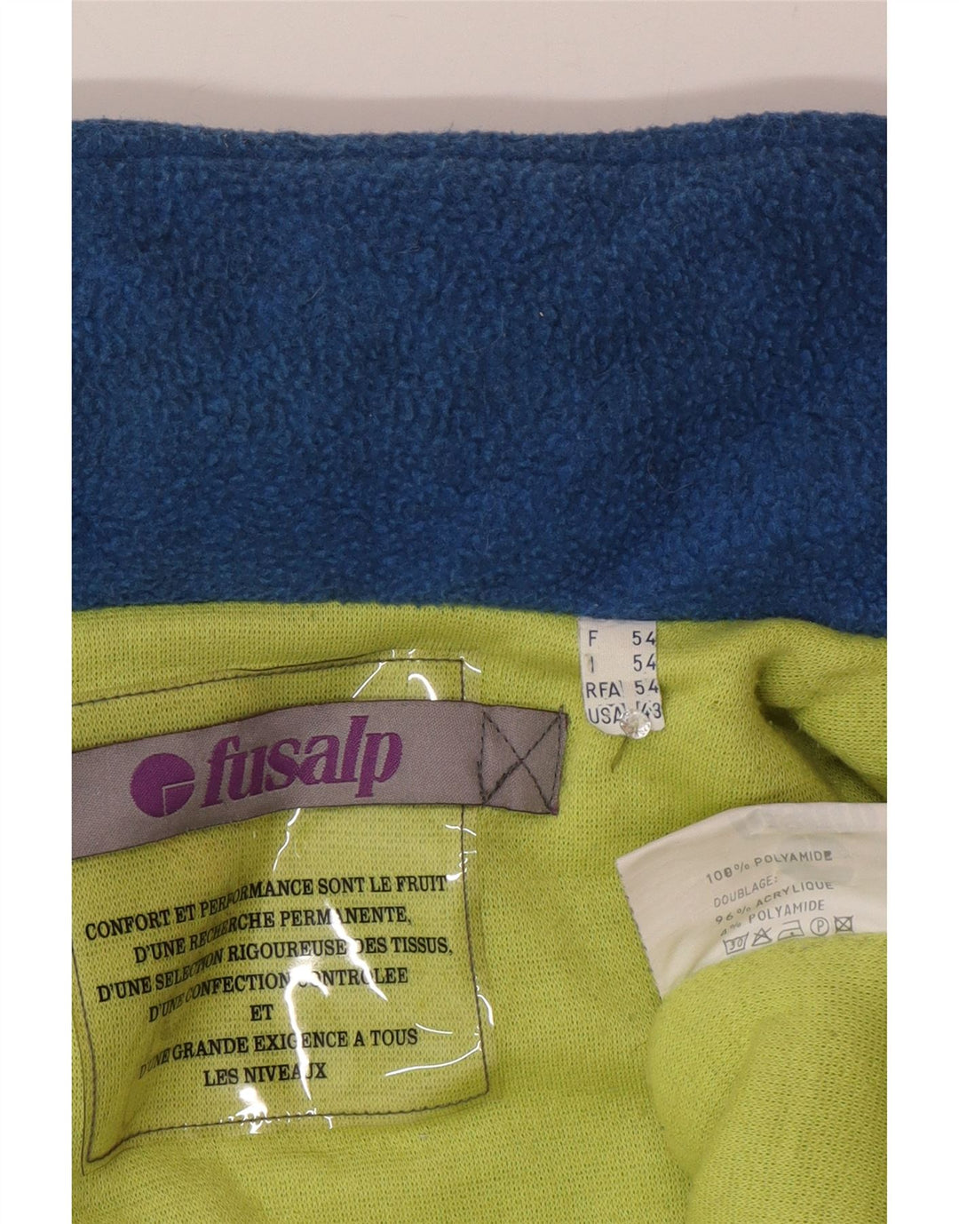 Fusalp Herre Skijakke IT 54 2XL Blå Colourblock Polyamid