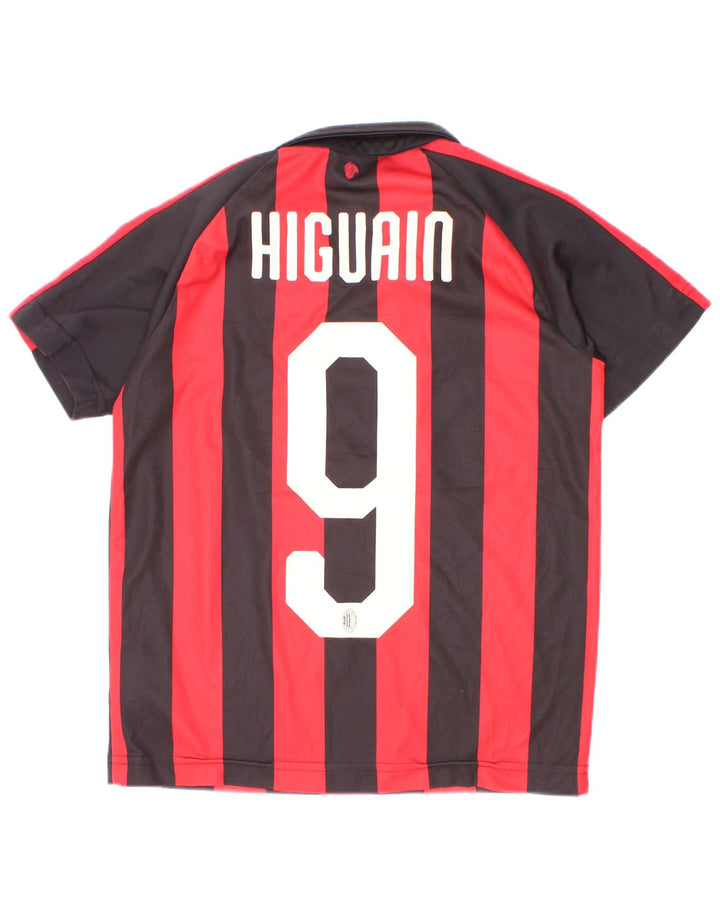 Puma Boys AC Milan grafisk polotrøje 9-10 år rødstribet polyester