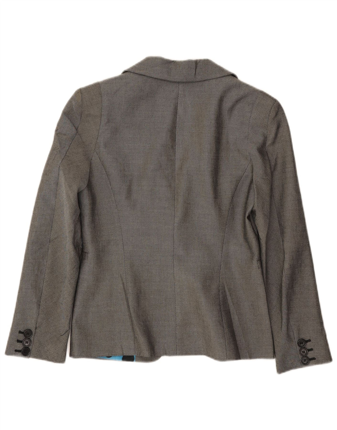 Adele Fado Dame 1 Knap Blazer Jakke IT 44 Medium Grå Uld