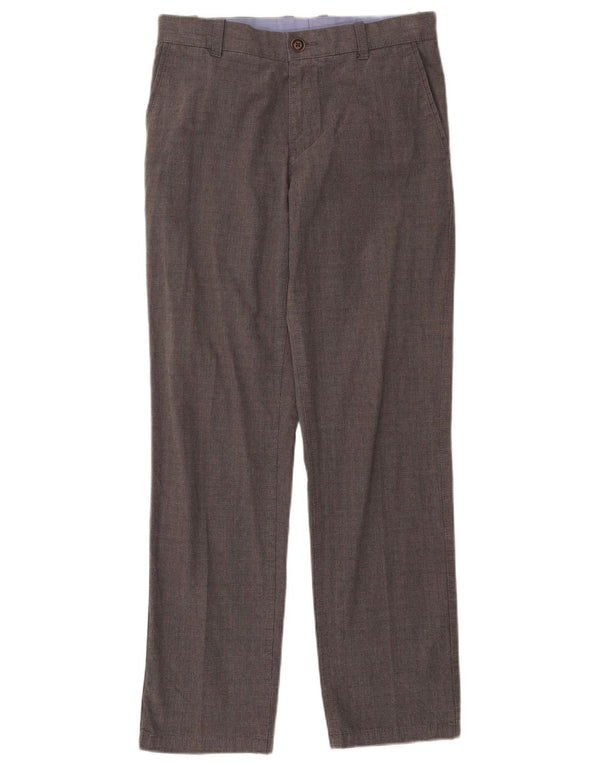 Tommy Hilfiger Lige Chinobukser til mænd W30 L30 Grå bomuld