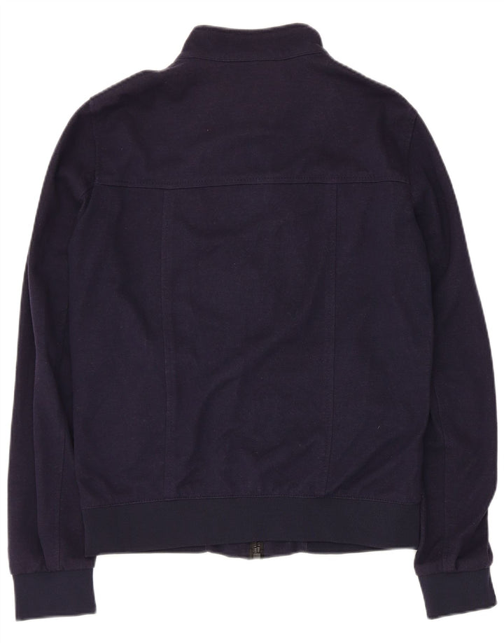 ZARA Bomberjakke til mænd UK 38 Medium Navy Blue Polyester