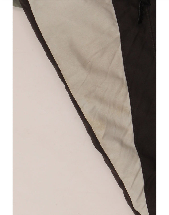 Quiksilver Herre Windbreaker Jacket UK 40 Large Grå Colourblock Polyester