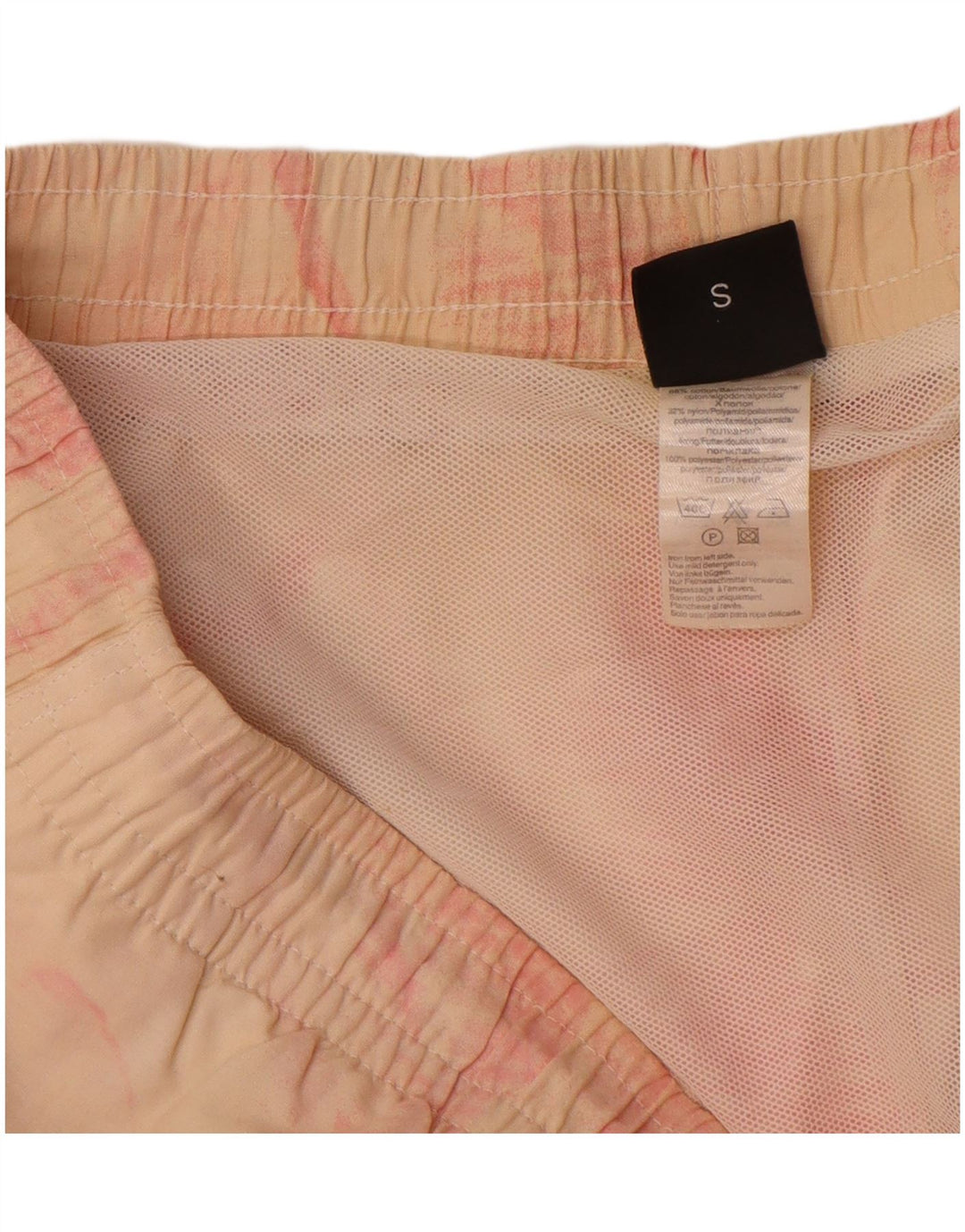 Hugo Boss Badeshorts til mænd Small White Tie Dye Bomuld