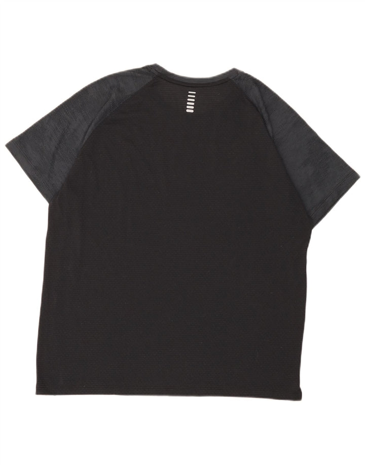 Under Armour Herre T-shirt Top Stor Sort Colourblock