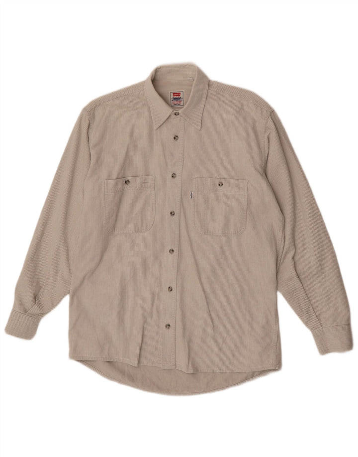 Levi's Herre Corduroy-skjorte Medium Off White