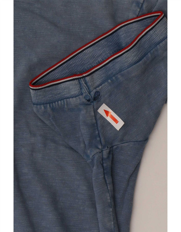 Tommy Hilfiger Herre T-Shirt Top Stor Blå Bomuld