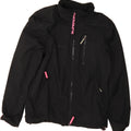 SUPERDRY Womens The Windhiker Windbreaker Jacket UK 14 Large Black Nylon Vintage Superdry and Second-Hand Superdry from Messina Hembry 