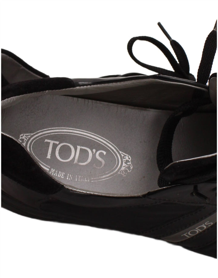 Tod's Herre Sneakers Trainers UK Størrelse 8 Sort