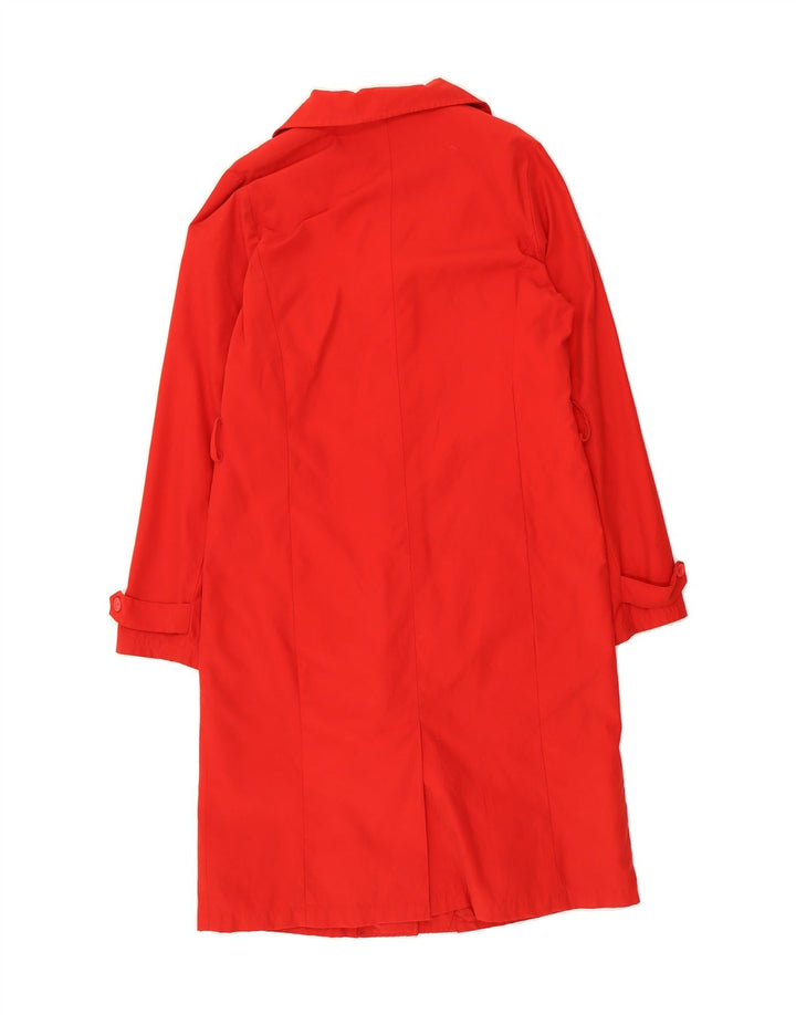 MOSSIMO Womens Overcoat UK 14 Medium Red Nylon Vintage Mossimo and Second-Hand Mossimo from Messina Hembry 