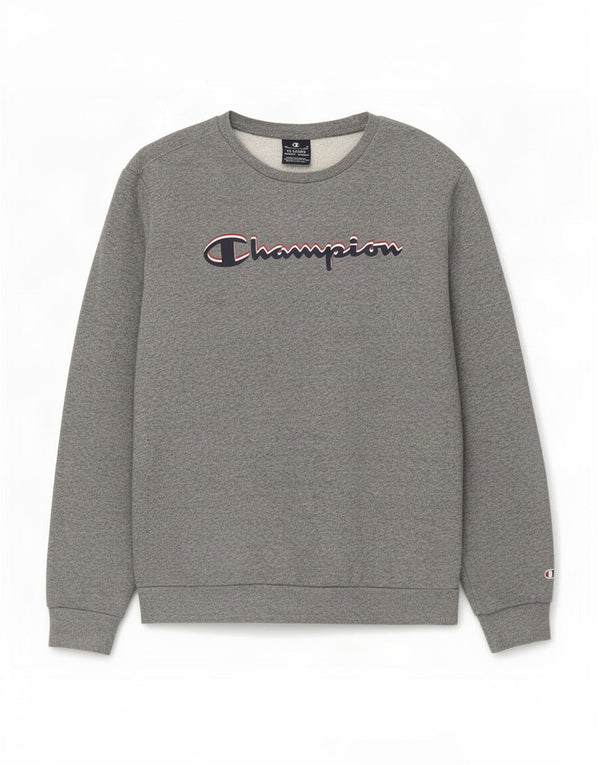 Champion Drenge Grafisk Sweatshirt Jumper 13-14 år XL Grå Flecked Bomuld