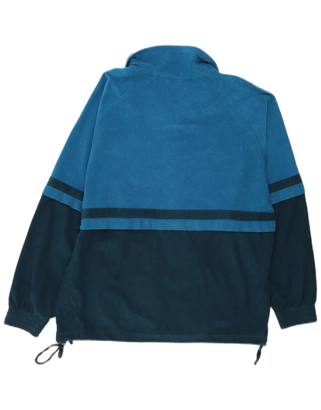 Lotto Herre Velour Træningsdragt Top Jakke Stor Blå Colourblock
