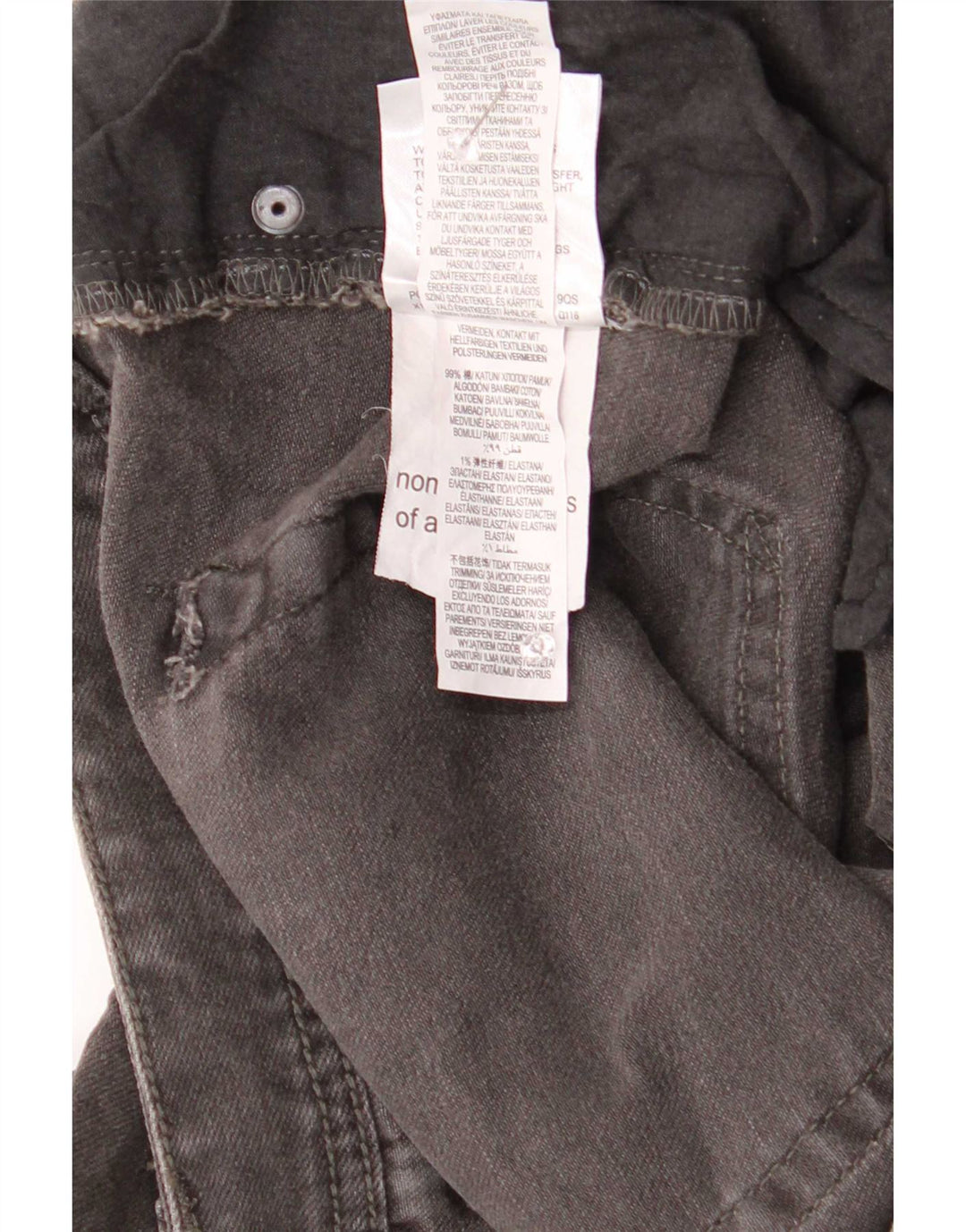 Marks & Spencer Herre Slim Jeans W38 L27 Grå Bomuld