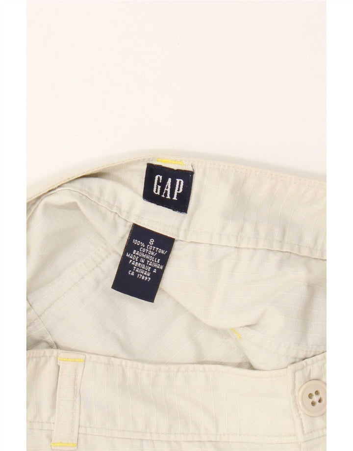 Gap Dame Chino Shorts US 8 Medium W28 Beige ternet bomuld