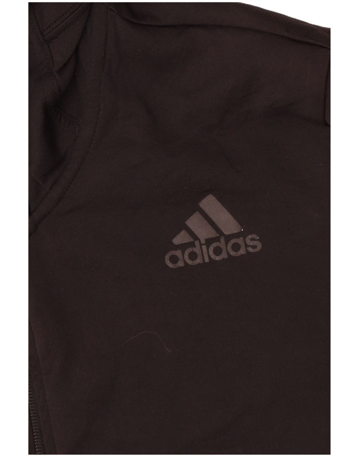 Adidas Træningsdragt med hætte til mænd Topjakke Medium Sort