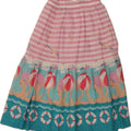 VINTAGE Girls Abstract Pattern A-Line Skirt 6-7 Years W22  Pink Vintage Vintage and Second-Hand Vintage from Messina Hembry 
