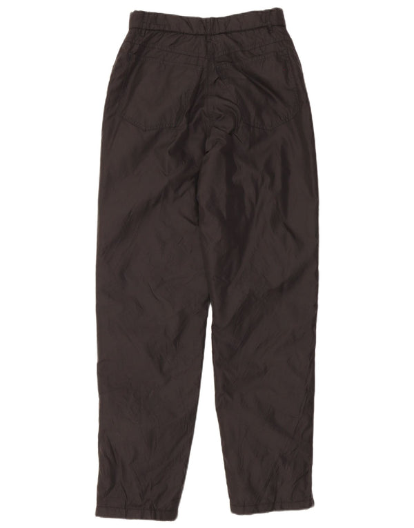 Ellesse Womens Tapered Windbreaker Trousers UK 10 Small W26 L30 Black