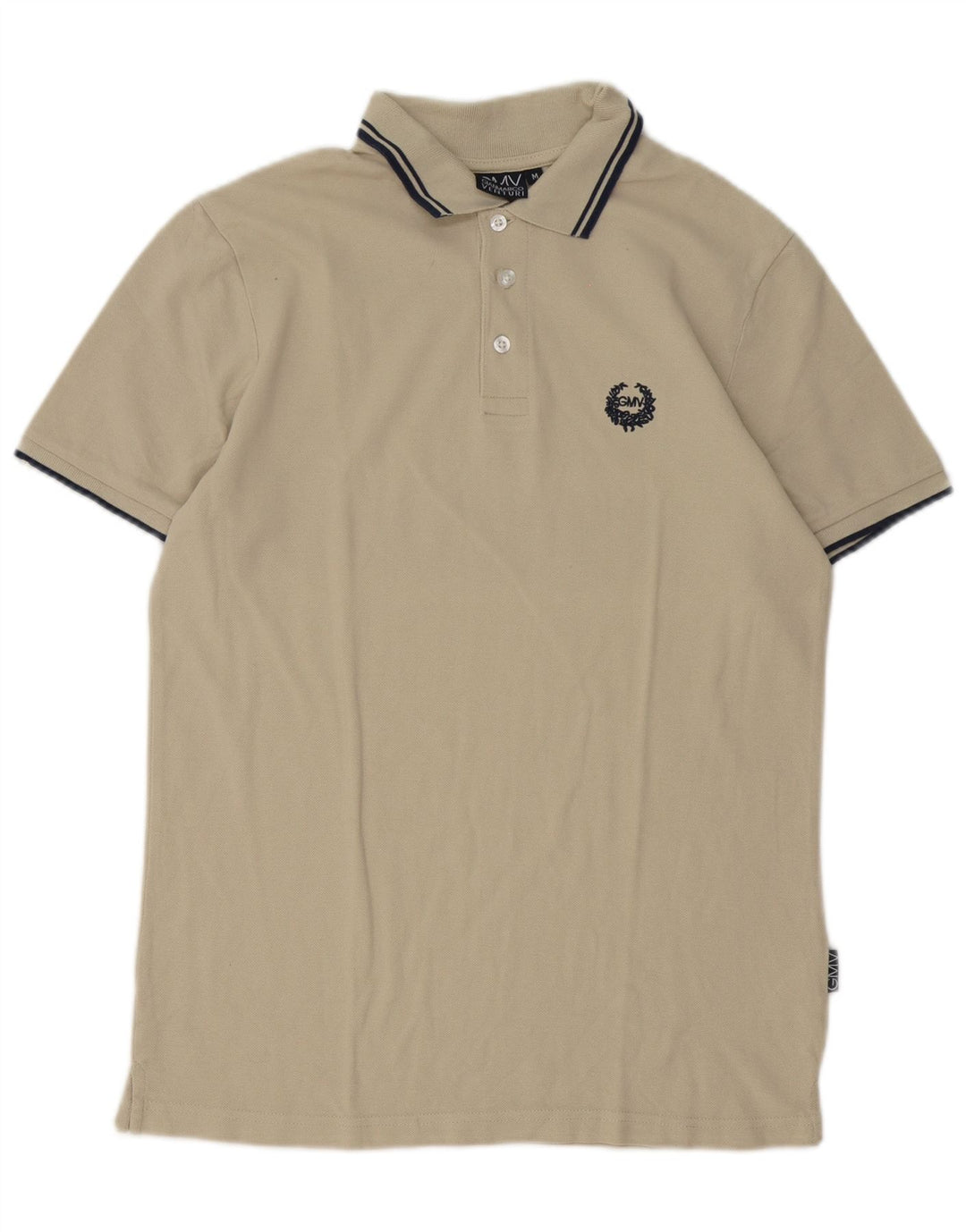 Gian Marco Venturi Herre Regular Fit Polo Shirt Medium Beige Bomuld