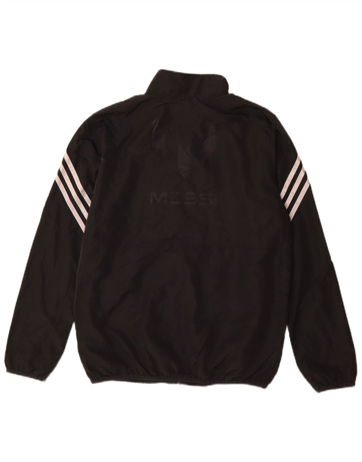 Adidas piger MESSI grafisk træningsdragt topjakke 13-14 år sort polyester