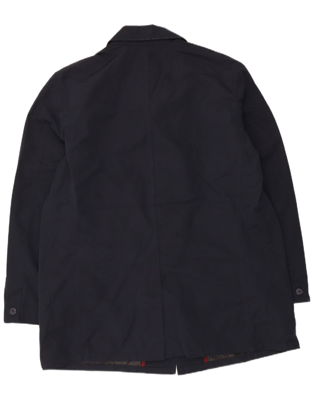 Marks & Spencer Herre Overfrakke UK 44 2XL Navy Blue Polyester