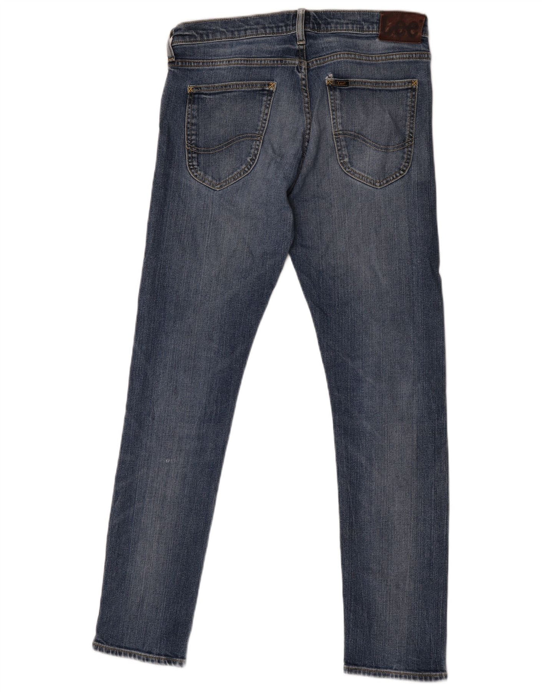 Lee Herre Luke Slim Jeans W30 L32 Marineblå Bomuld