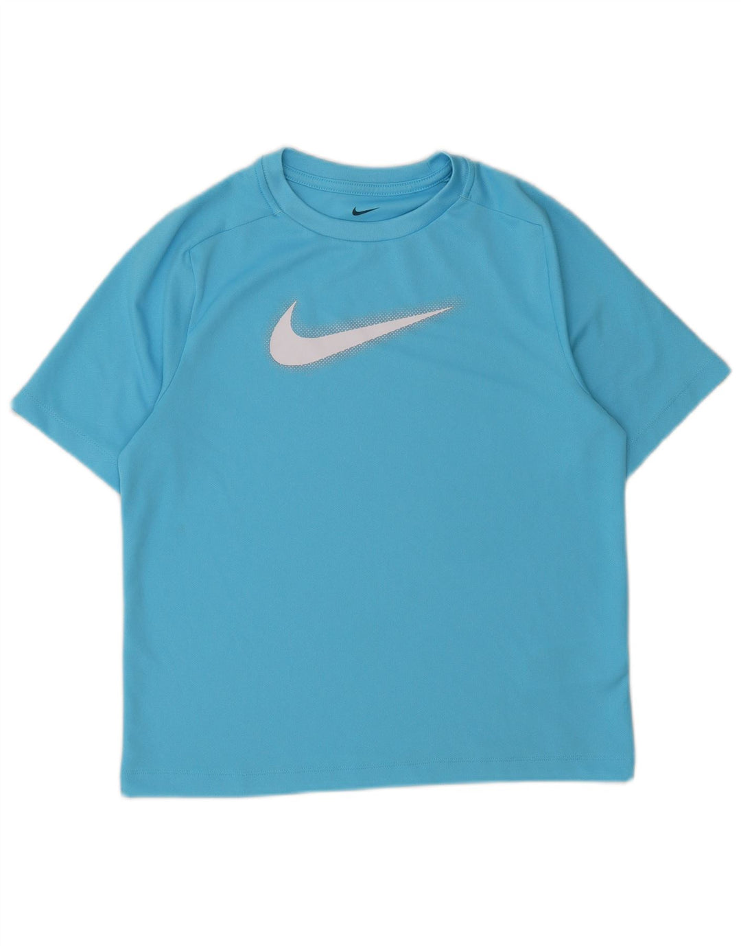 Nike drenge Dri Fit grafisk T-shirt top 12-13 år stor blå polyester