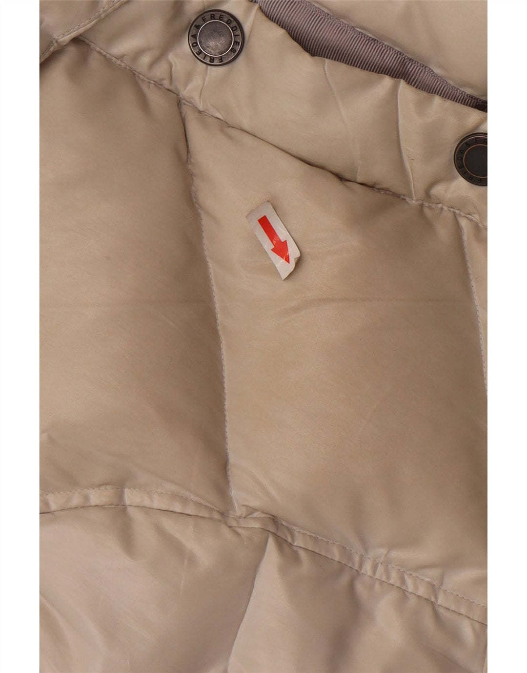 FRIEDA & FREDDIES Polstret Gilet til kvinder EU 40 Medium Beige Polyester