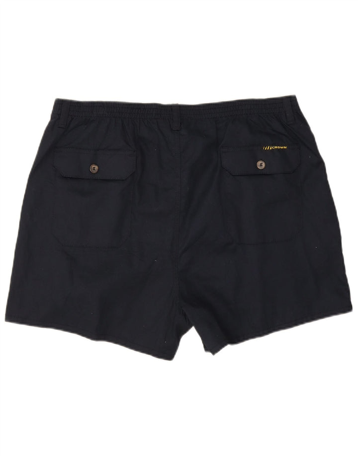 Crown Herre Pegged Chino Shorts W36 Large Navy Blue Bomuld