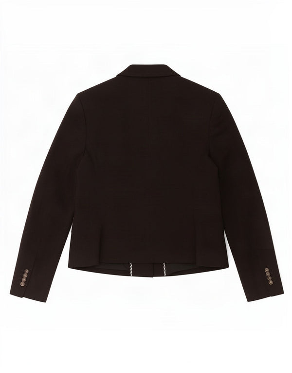 Marks & Spencer Dame Skræddersyet Fit Blazer Jacket UK 12 Medium Black