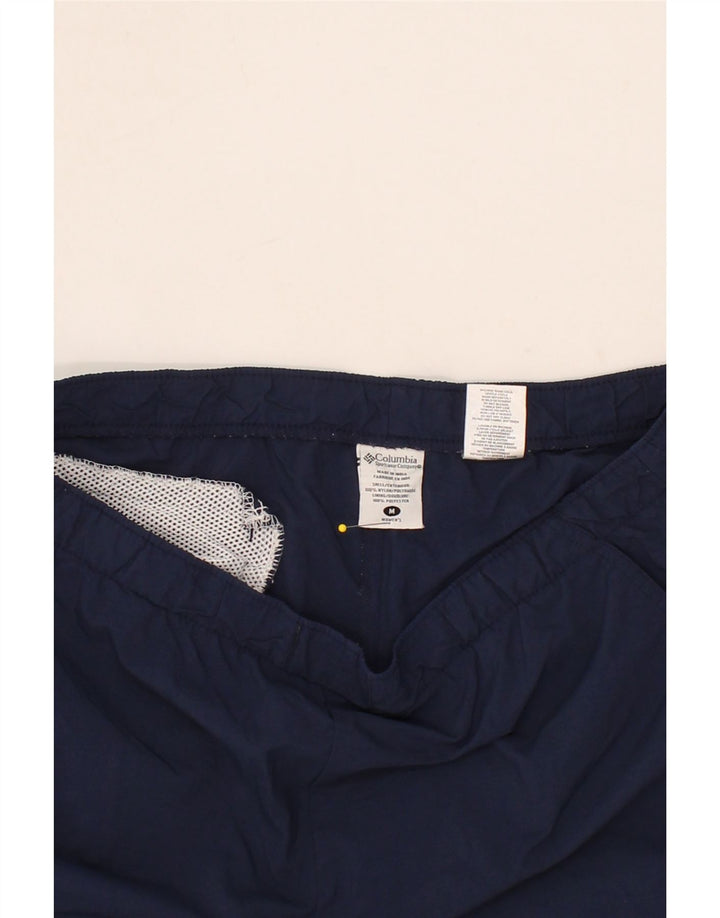 COLUMBIA Womens Sport Shorts UK 12 Medium  Navy Blue Nylon Vintage Columbia and Second-Hand Columbia from Messina Hembry 