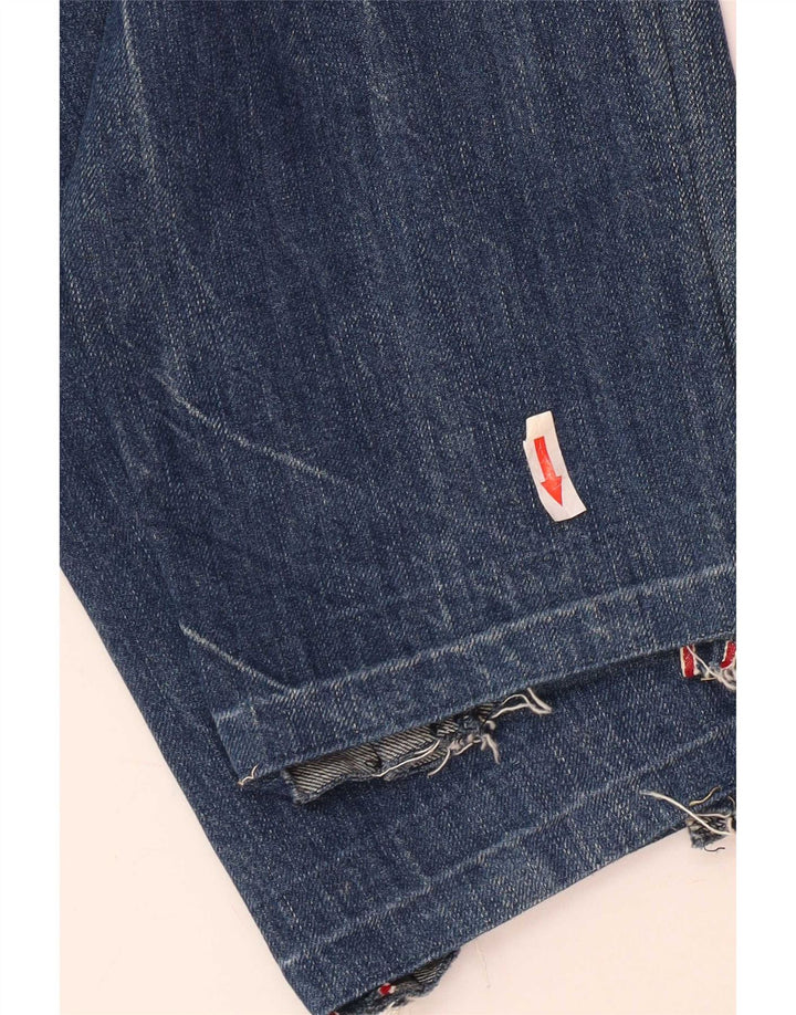 Replay Herre Distressed Slim Jeans W34 L34 Blå Bomuld