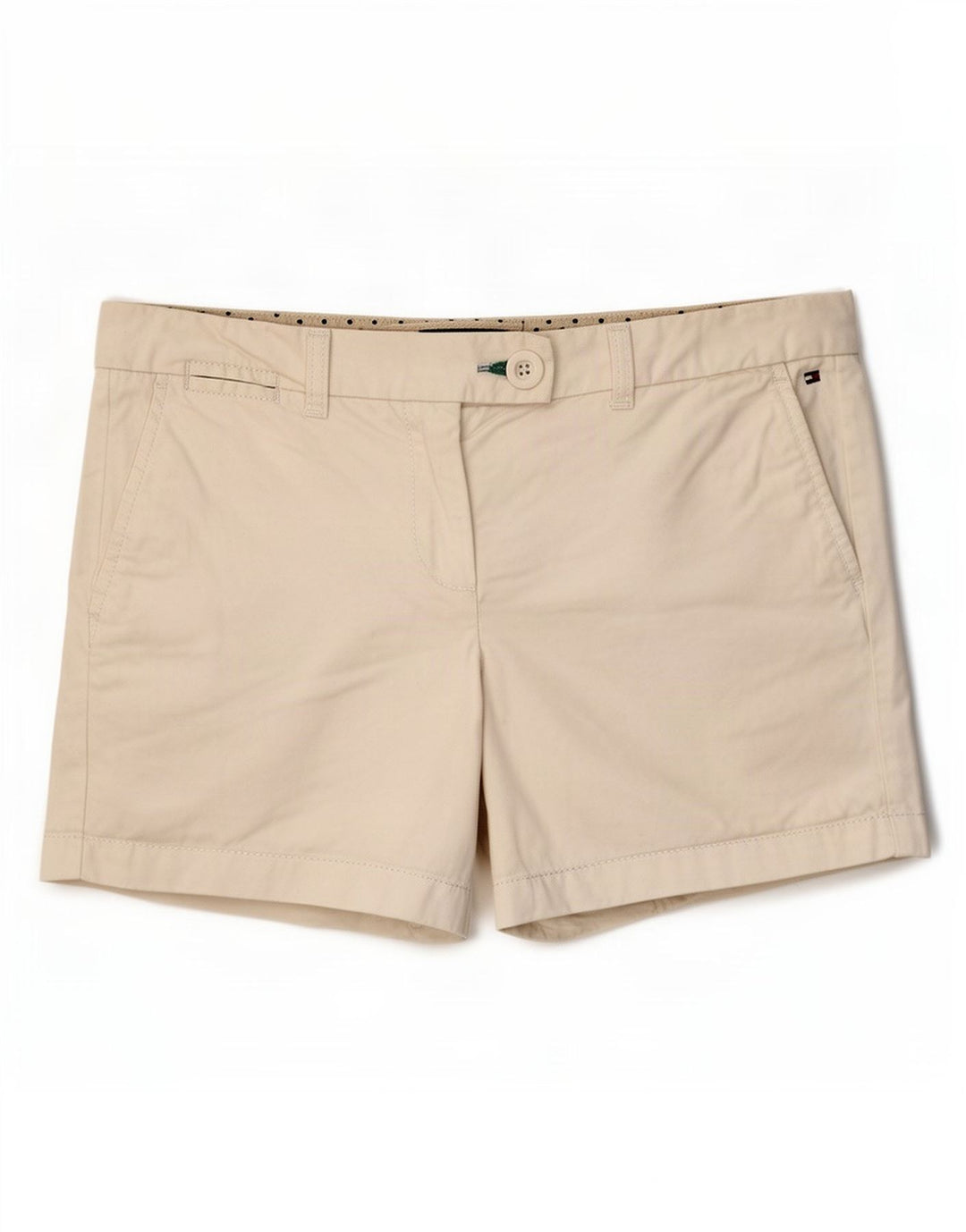 Tommy Hilfiger Chino Shorts til kvinder US 8 Medium W32 Hvid Bomuld