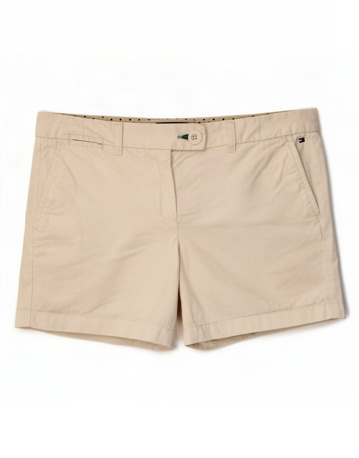 Tommy Hilfiger Chino Shorts til kvinder US 8 Medium W32 Hvid Bomuld