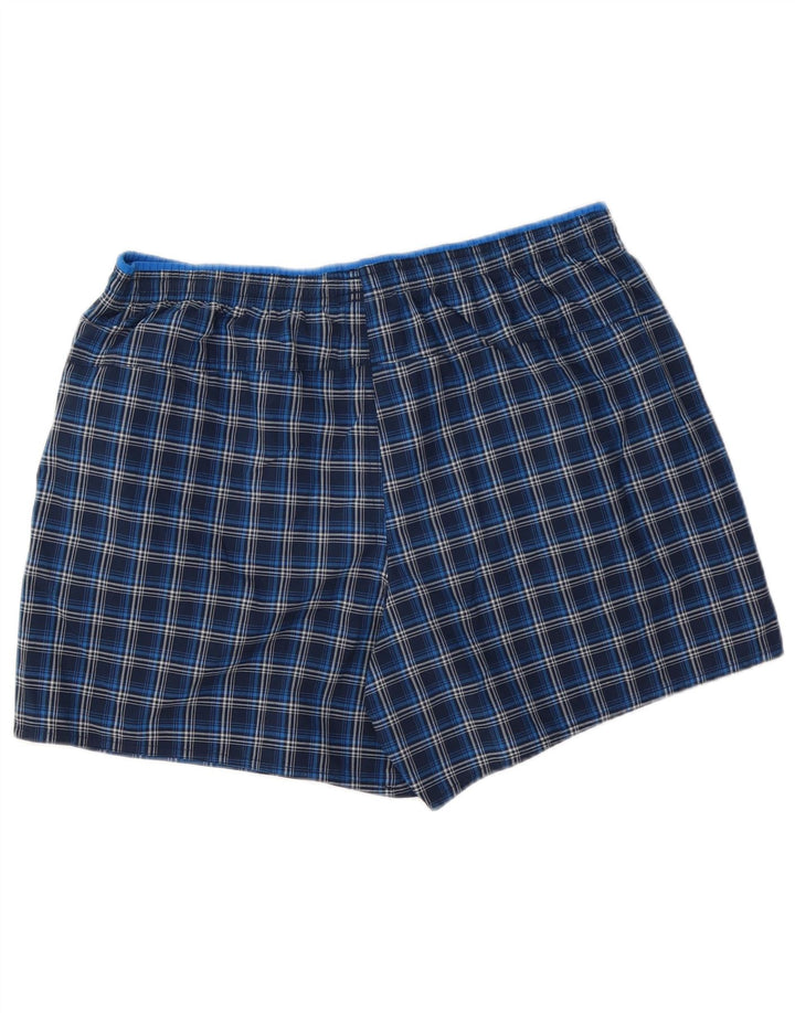 Adidas Badeshorts til mænd store marineblå ternet polyester