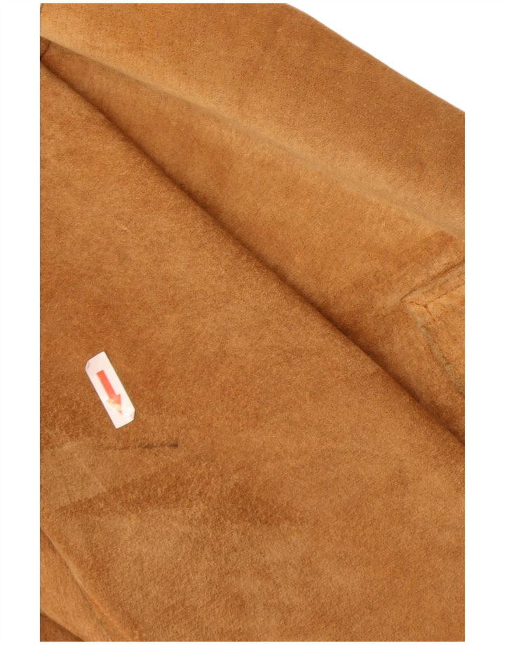 Les Boulevards Herre ruskindsjakke IT 50 Stor brunt læder