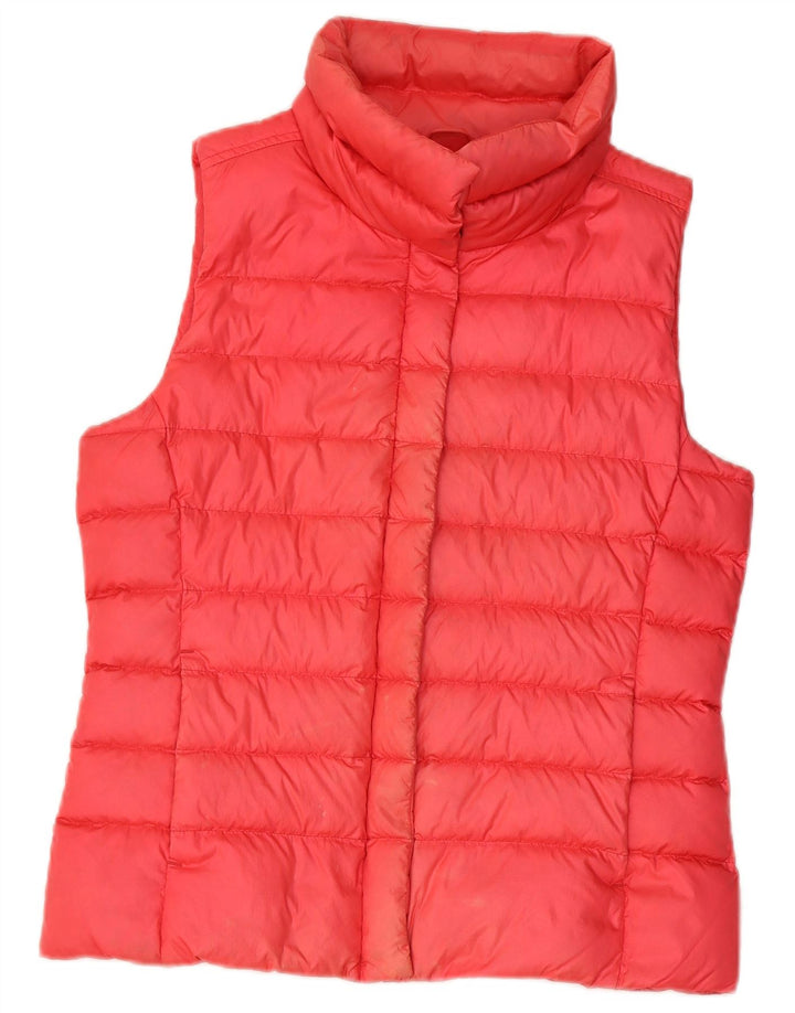 Timberland Womens Polstret Gilet UK 14 Medium Pink Nylon