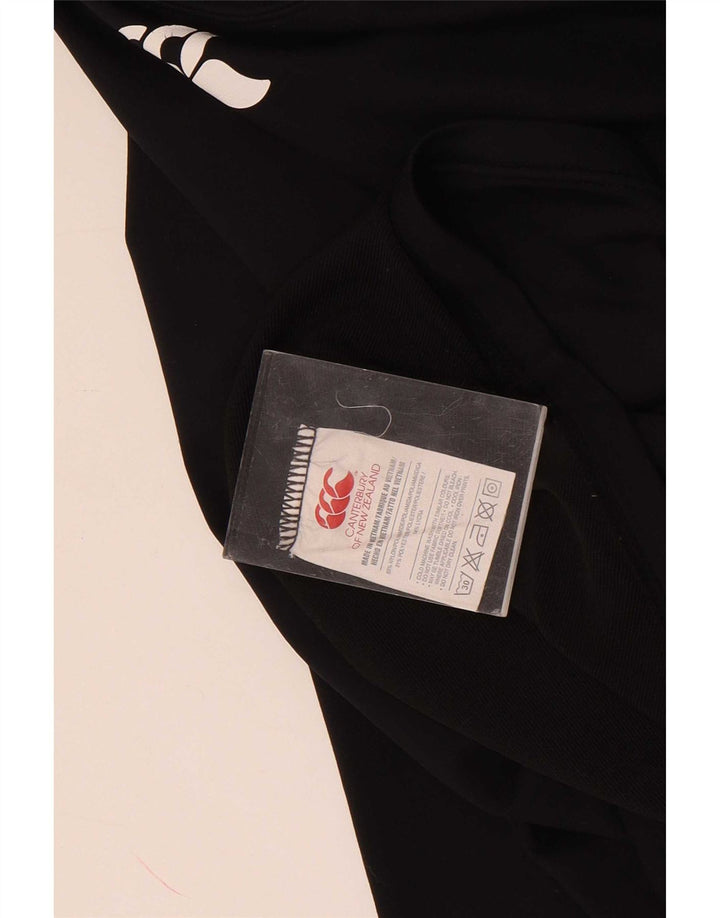 Canterbury Herre grafisk top langærmet lille sort nylon