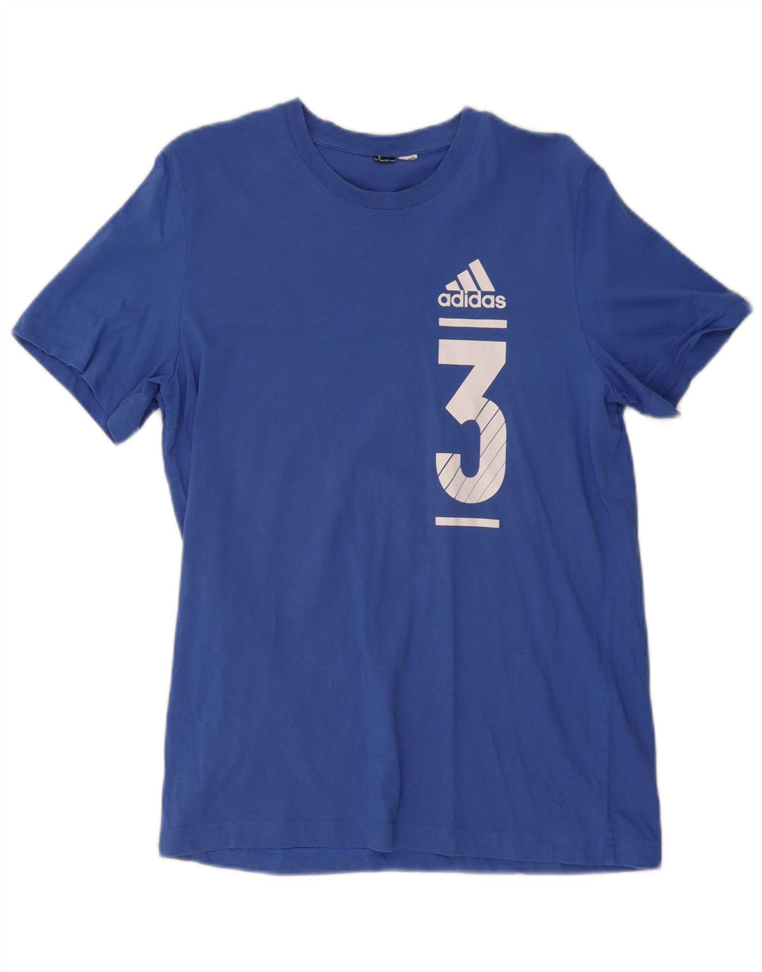 Adidas Grafisk T-shirt top til mænd mellemblå