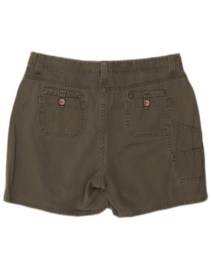LEE Cargo Shorts til kvinder US 12 Large W32 Khaki Cotton