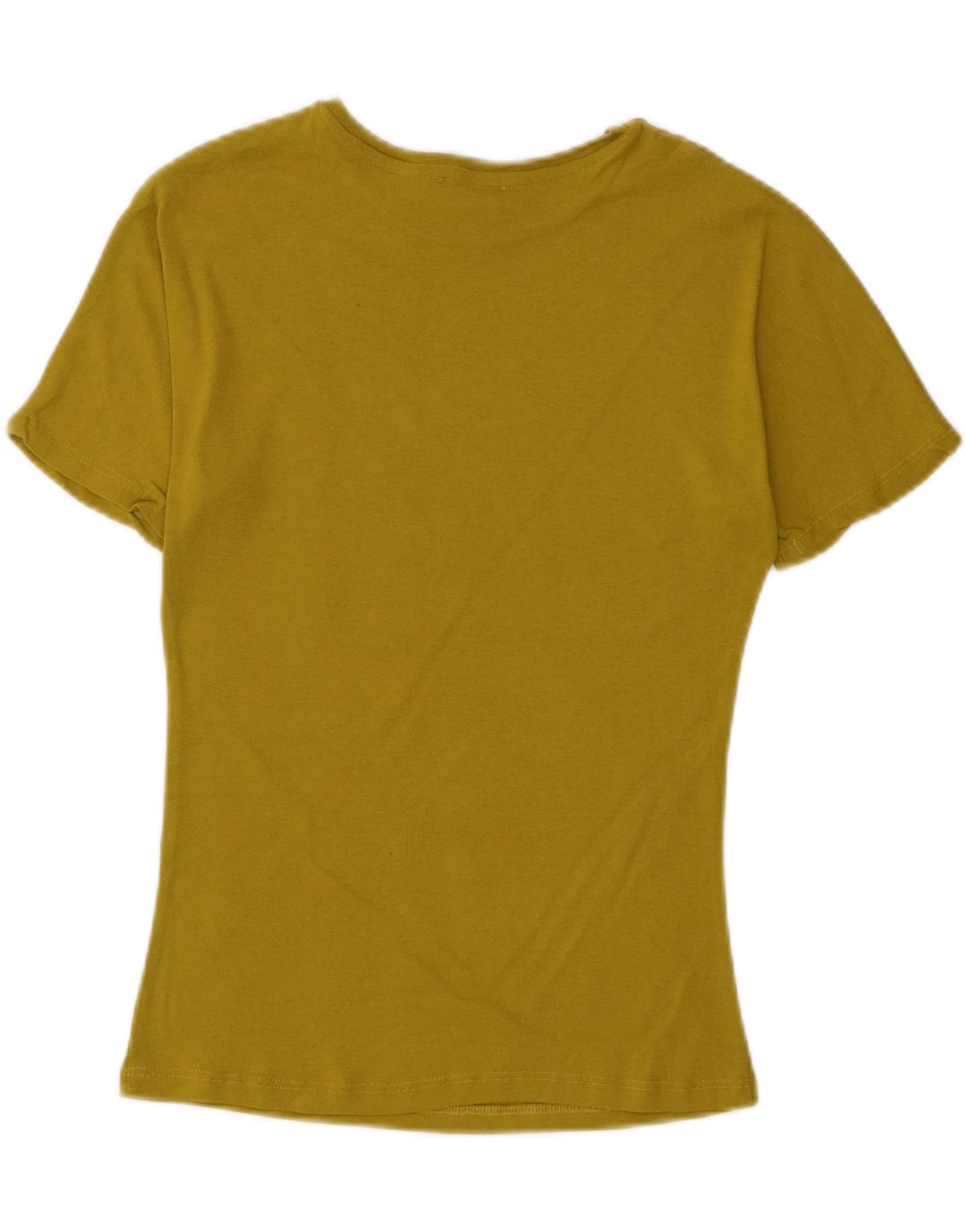 ZARA Womens T-Shirt Top UK 10 Small Green Vintage Zara and Second-Hand Zara from Messina Hembry 