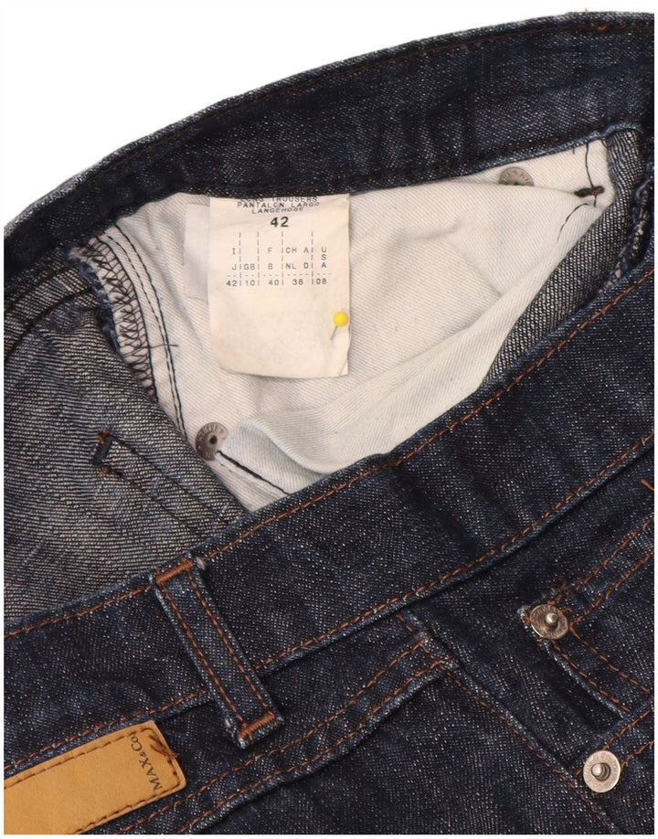 Max & Co. Dame Bootcut Jeans UK 10 Small W28 L32 Marineblå Bomuld