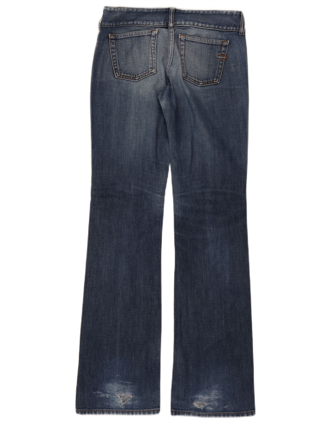 Diesel Dame Bootcut Jeans W27 L33 Blå Bomuld